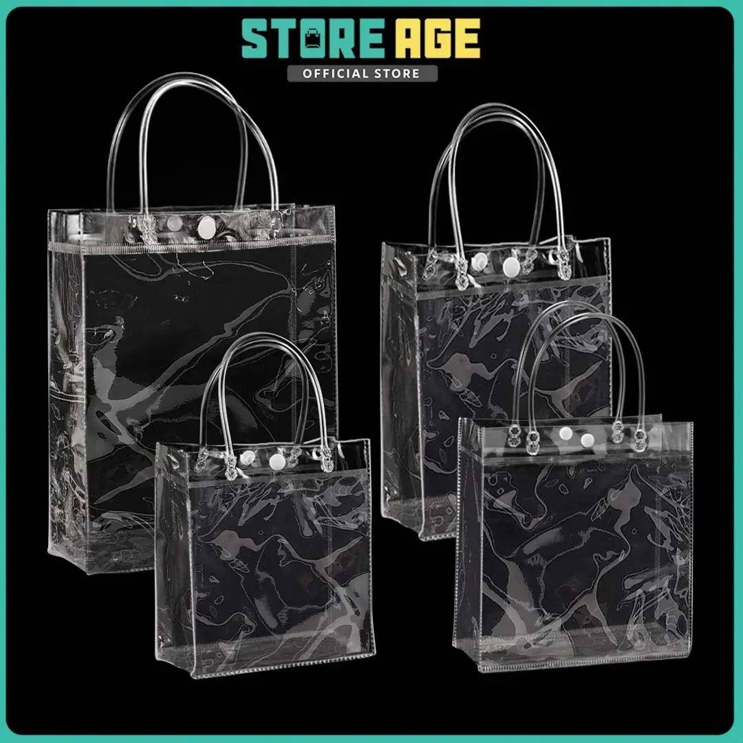 Clear PVC Plain Transparent Bag for clear gift bag wholesale - wholesale Malaysia