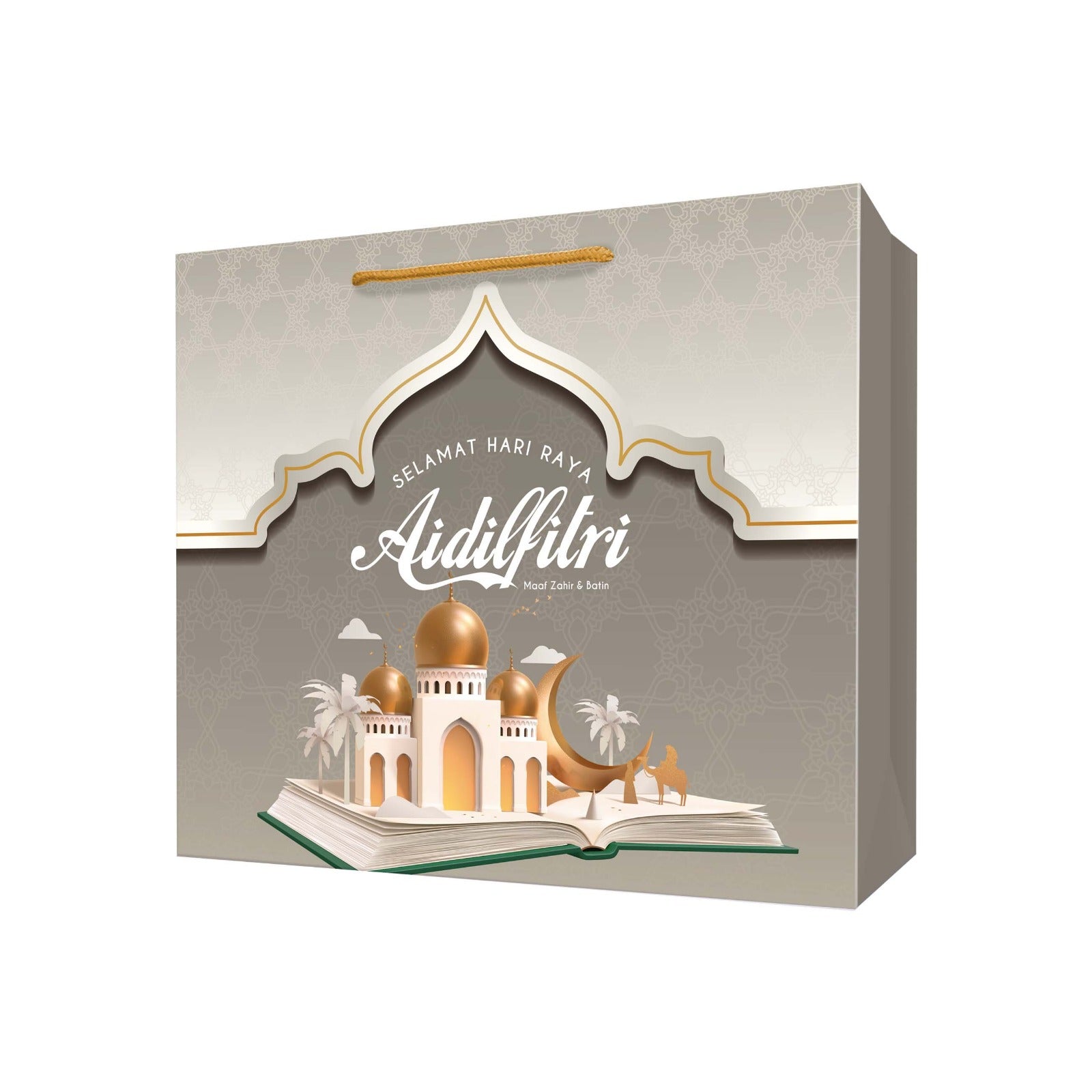 Raya Festive Paper Bag Size M design RL6203 - doorgift Raya, kenduri kahwin