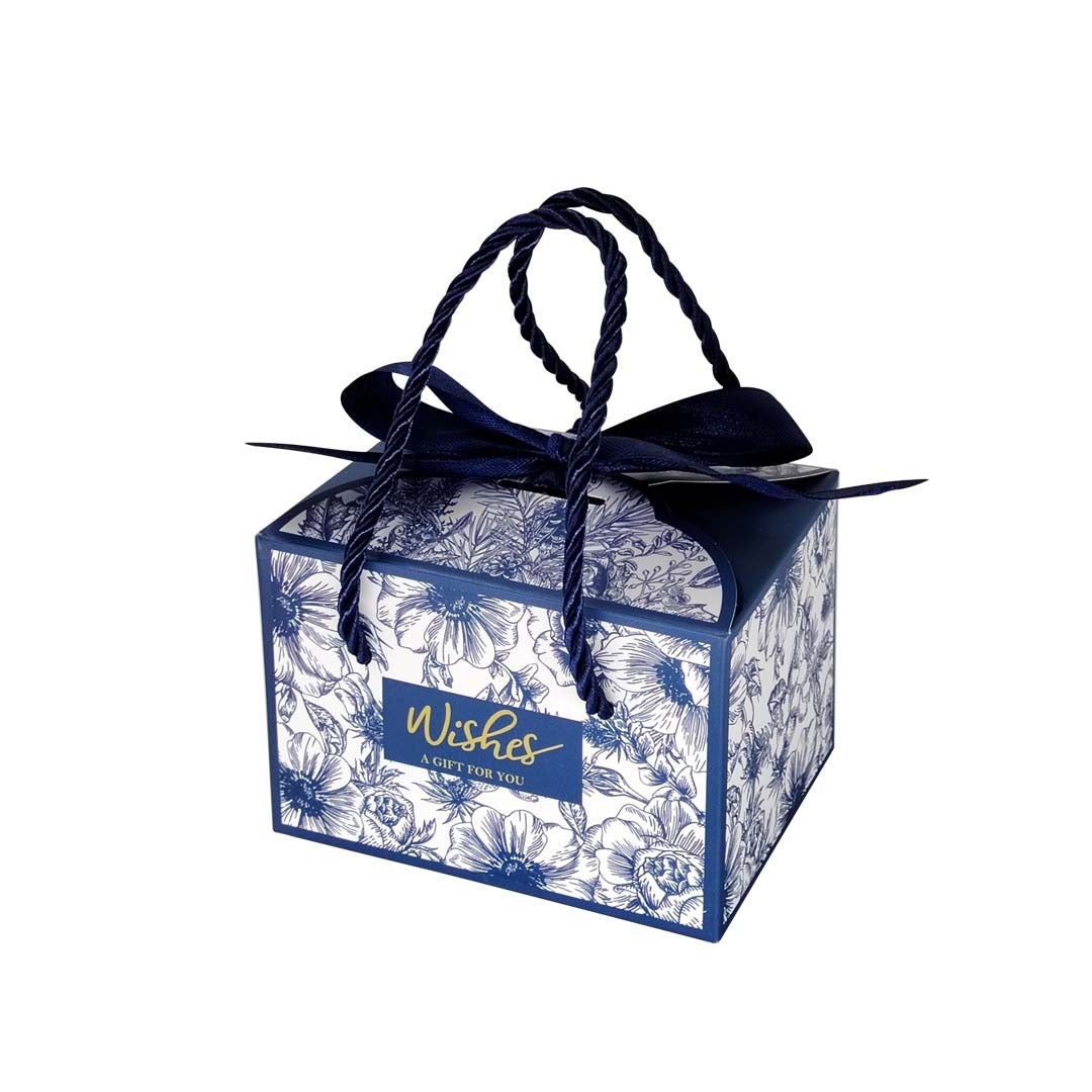Rectangular-Shaped Gift Box color design blue - doorgift kahwin packaging