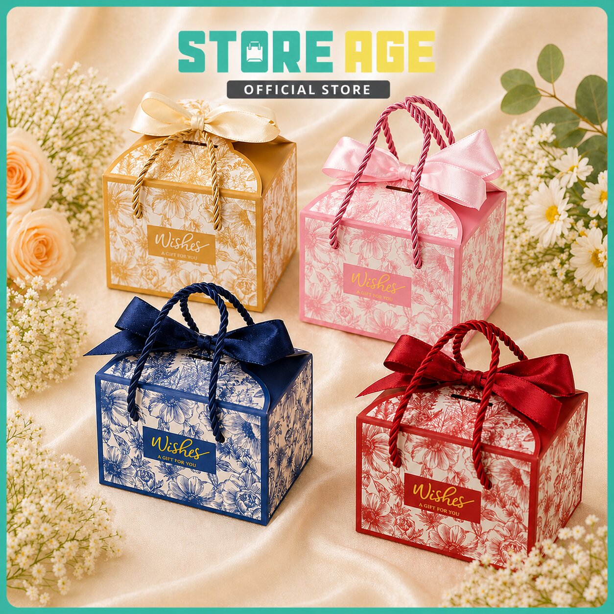 Rectangular-Shaped Gift Box for doorgift kahwin packaging - wholesale Malaysia