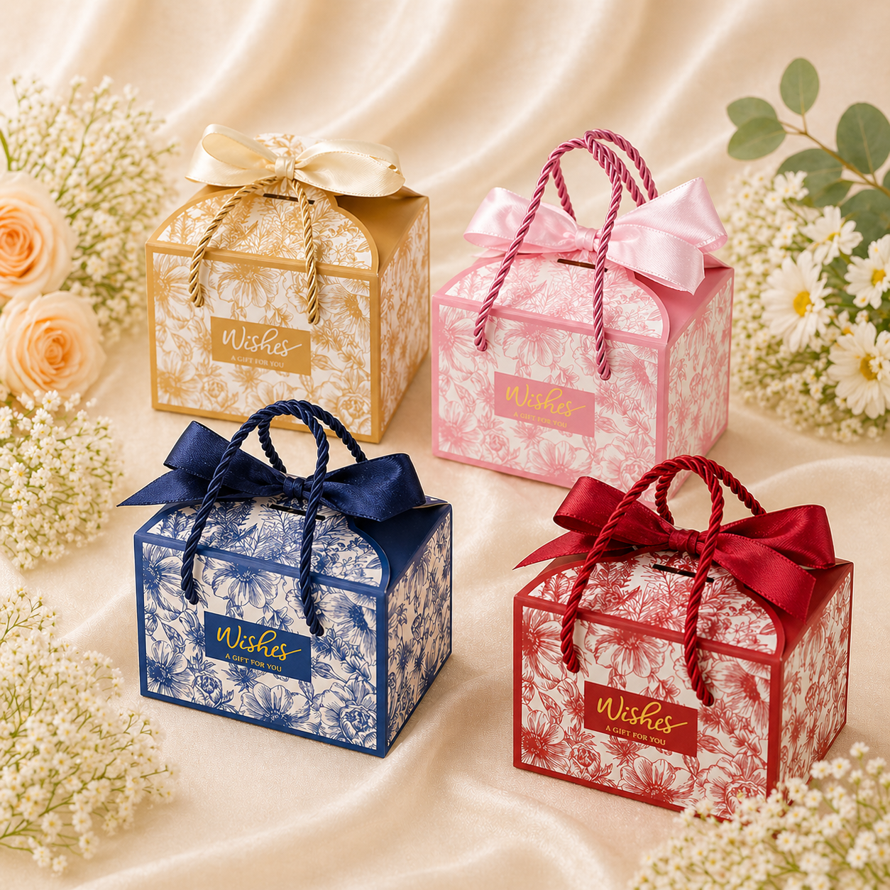 Rectangular-Shaped Gift Box for doorgift kahwin packaging - wholesale Malaysia