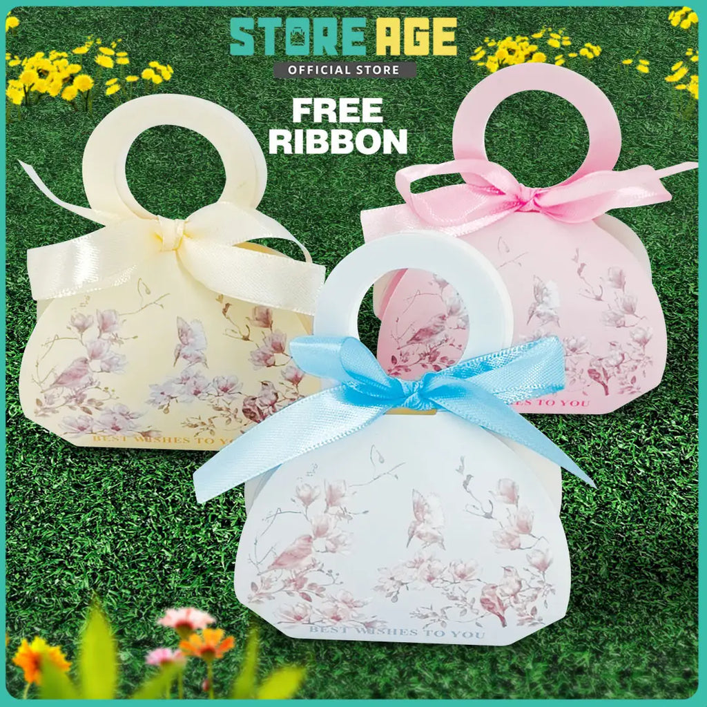 Ring Handle Candy Gift Box for wedding favor / sweet box - wholesale Malaysia