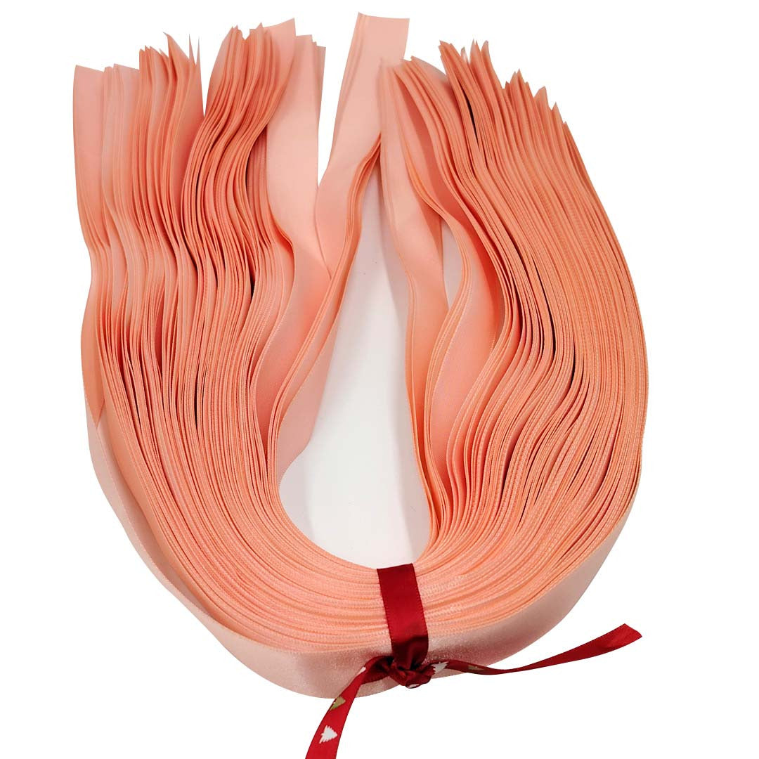 2cm Flower Bouquet Satin Ribbon (60CM) - Champagne variant for florist & gift wrapping supply