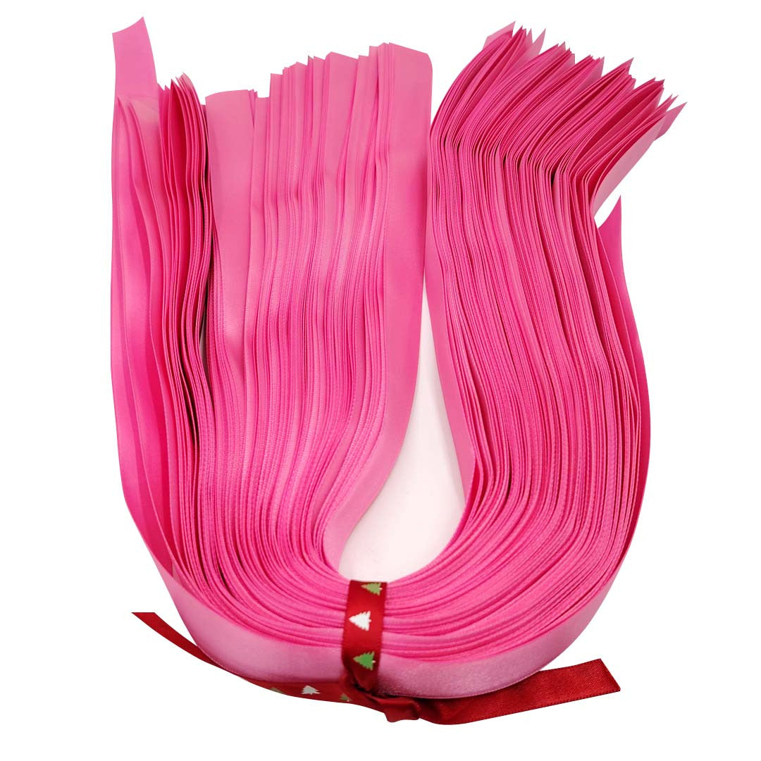 2cm Flower Bouquet Satin Ribbon (60CM) - Pink variant for florist & gift wrapping supply