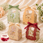 Small Rectangular Ribbon Gift Box for doorgift kahwin packaging - wholesale Malaysia