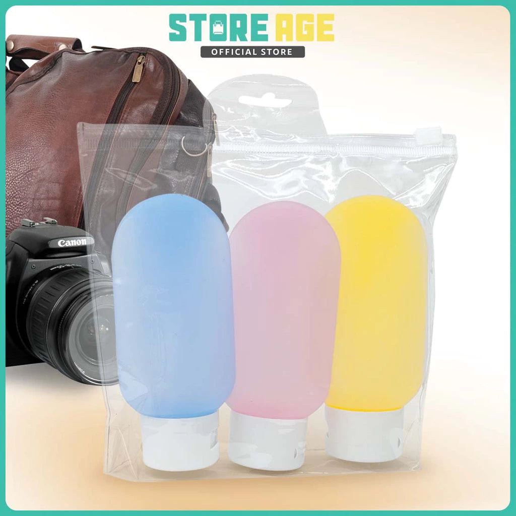 3 in 1 different color travel bottle set for travel - wholesale Malaysia