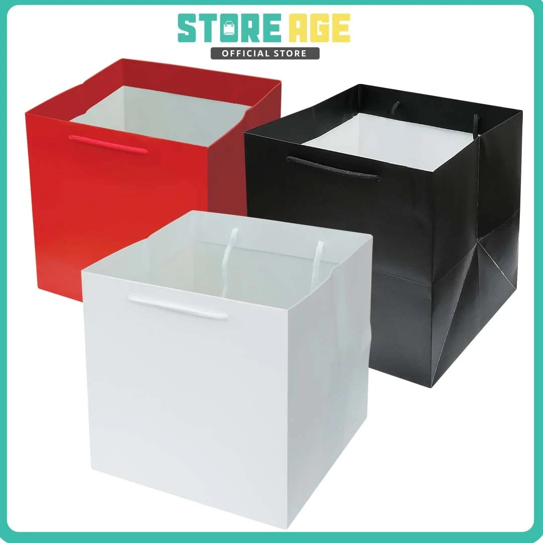 Color Square Cake Bag for bakery & dessert packaging - wholesale order Malaysia