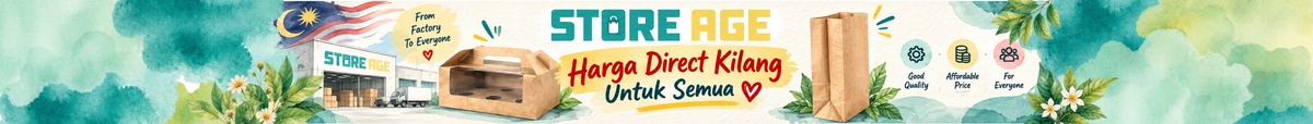 Store Age Harga Direct Kilang Untuk Semua with hero product Cake Box and Sos Bag for clearance 
