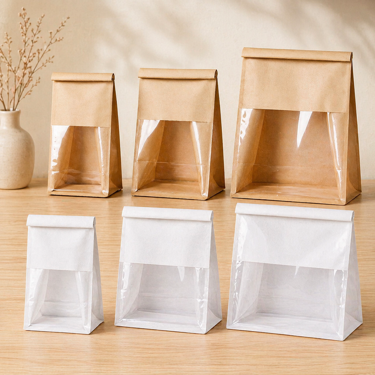 Toast Bag with Window for bakery takeaway - wholesale Malaysia