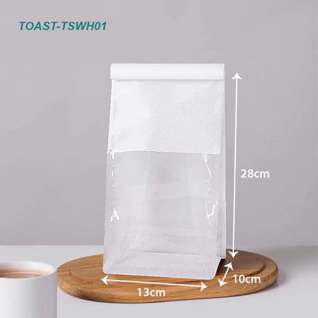 Toast Bag with Window design TSWH01 - bakery takeaway