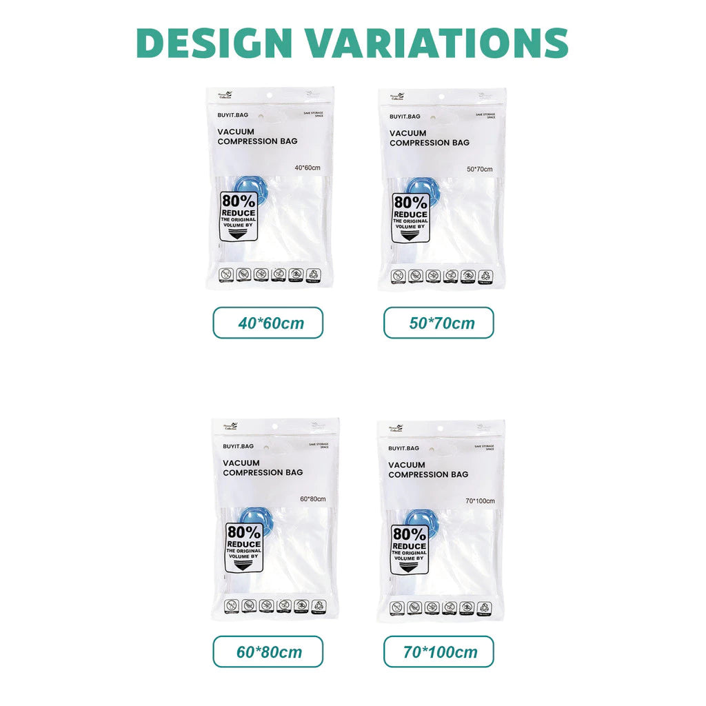 Vacuum Compression Bag Size Variations 40x60 50x70 60x80 70x100cm Malaysia