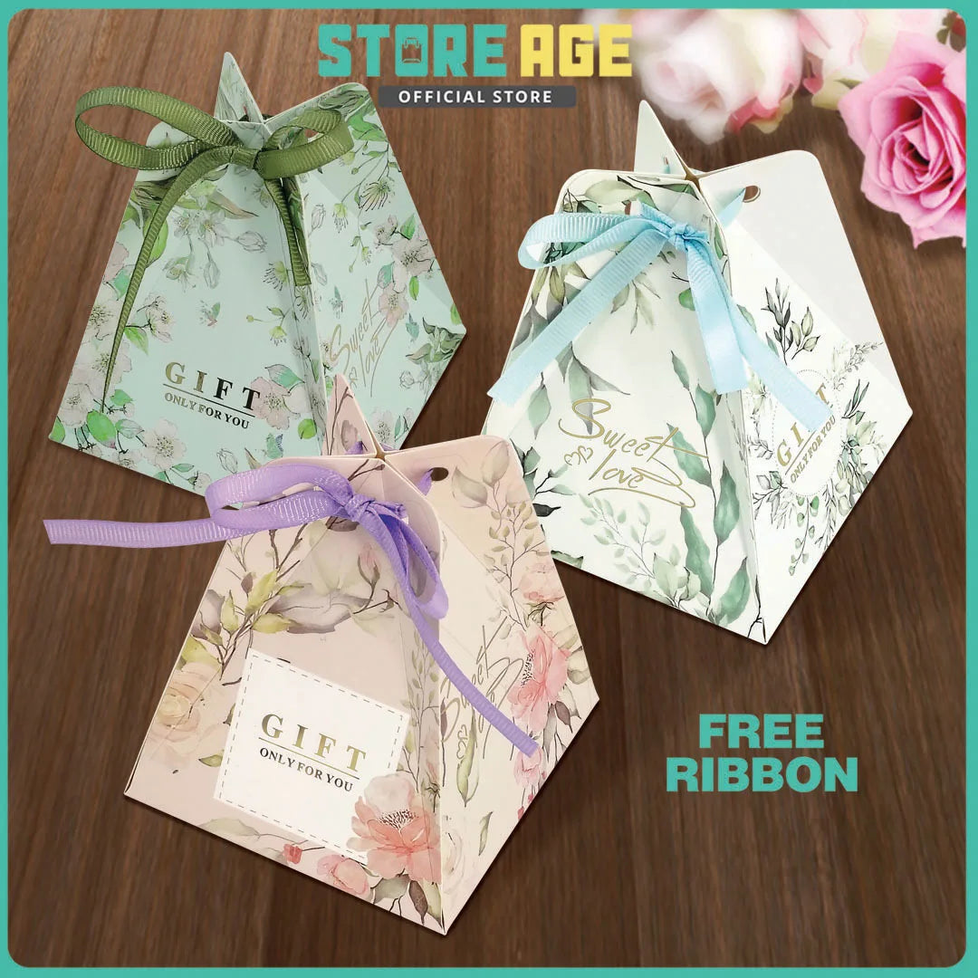 Triangular Pyramid Candy Box for wedding favor / sweet box - wholesale Malaysia