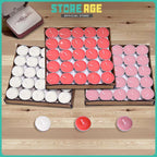 Unscented candles 100pcs bulk order Malaysia, available in red, pink and white available for bulk order Malaysia