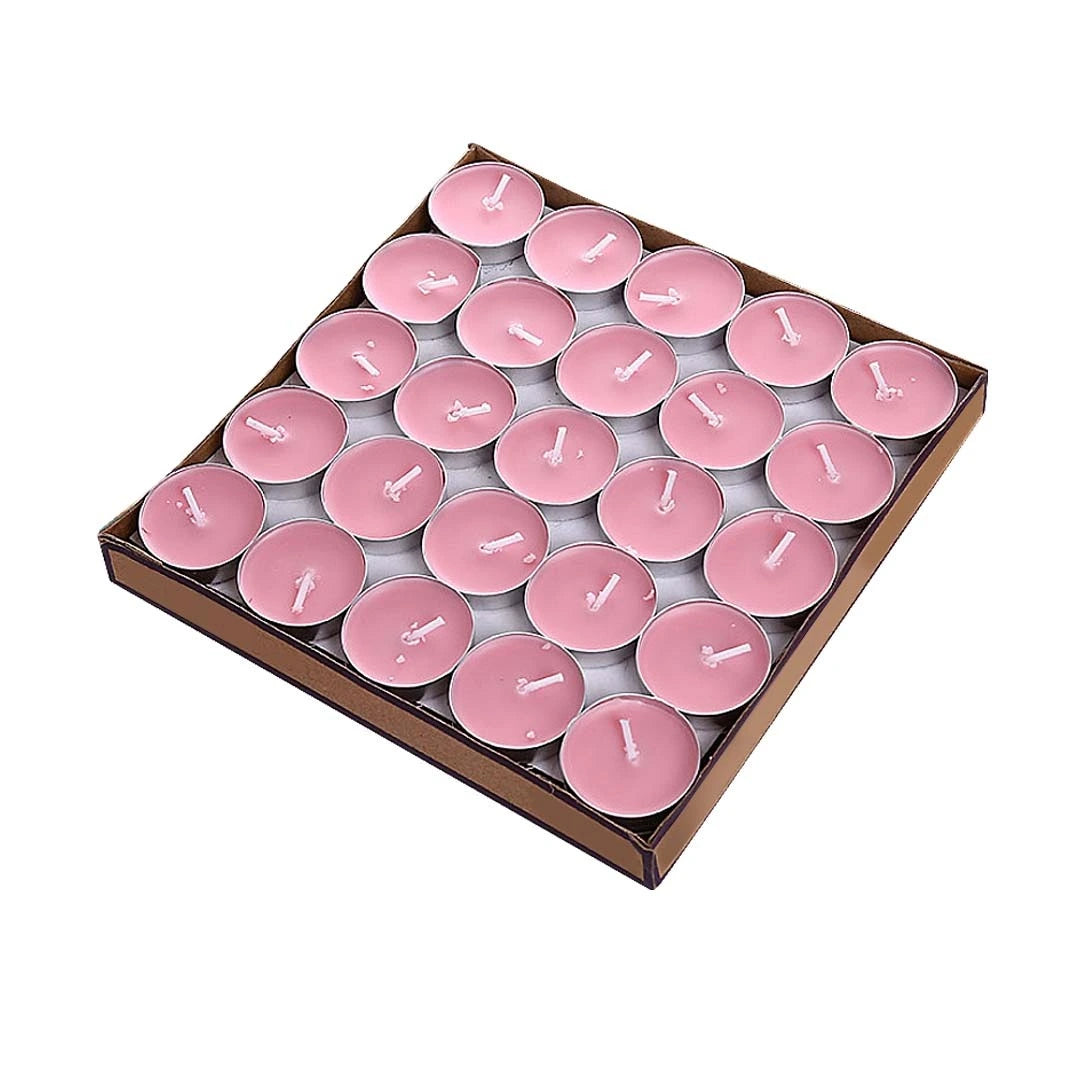 Unscented Candles in pink for event decoration, wedding setup and DIY projects available bulk order Malaysia