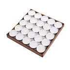 Unscented Candles in white for event decoration, wedding setup and DIY projects available bulk order Malaysia