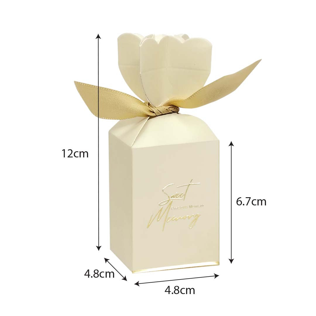 Vase-Shaped Candy Gift Box Size S (003S) dimensions — wedding favour sweet box wholesale Malaysia