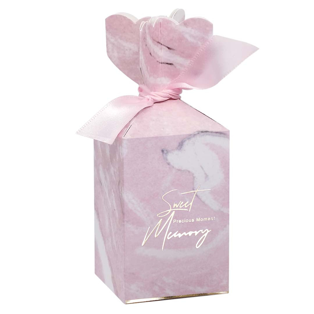 Vase-Shaped Candy Gift Box design 003PK01 Size M — pink floral wedding favour sweet box Malaysia
