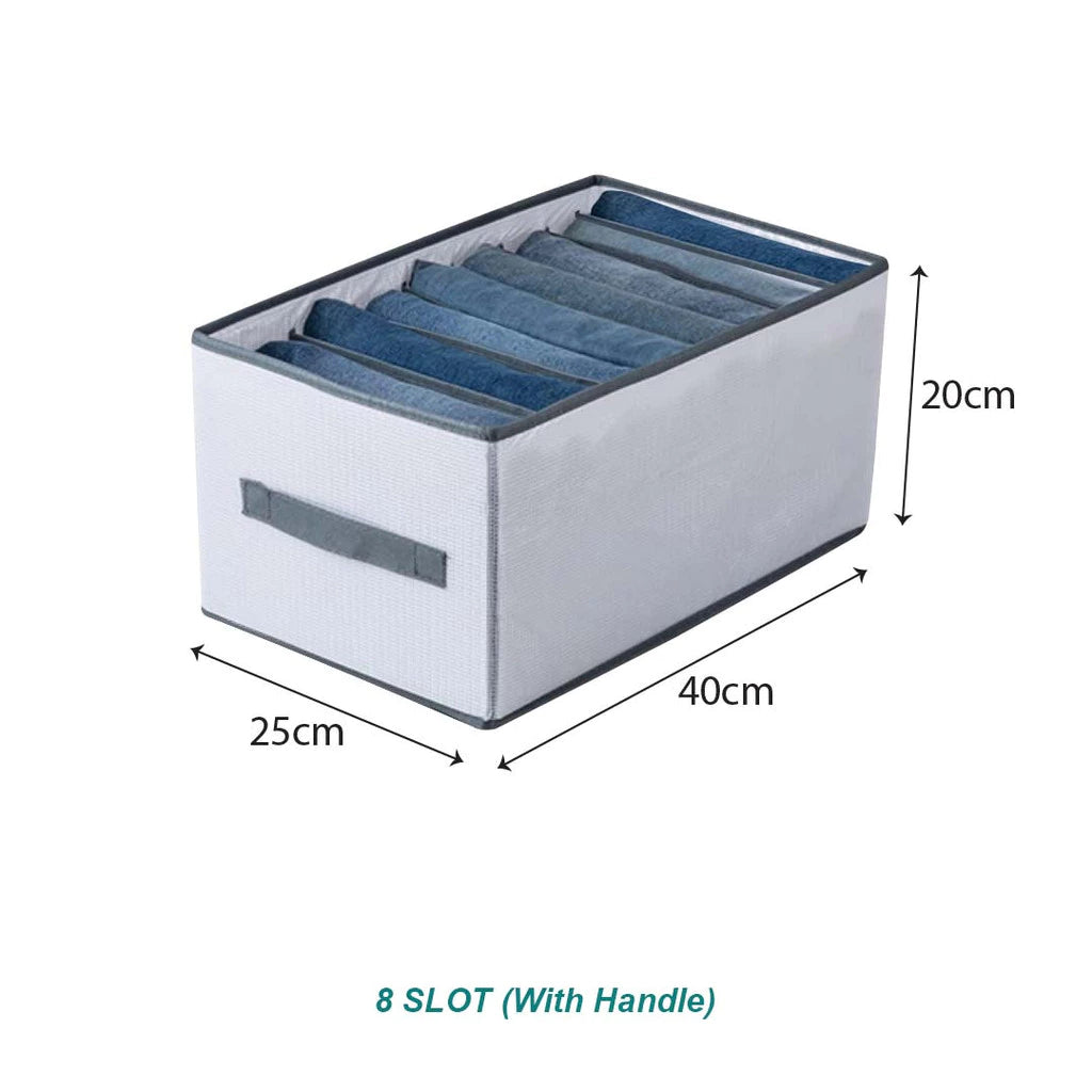Wardrobe Storage Organizer with Slot with handle dimensions 25 x 40 x 20 cm for wholesale order