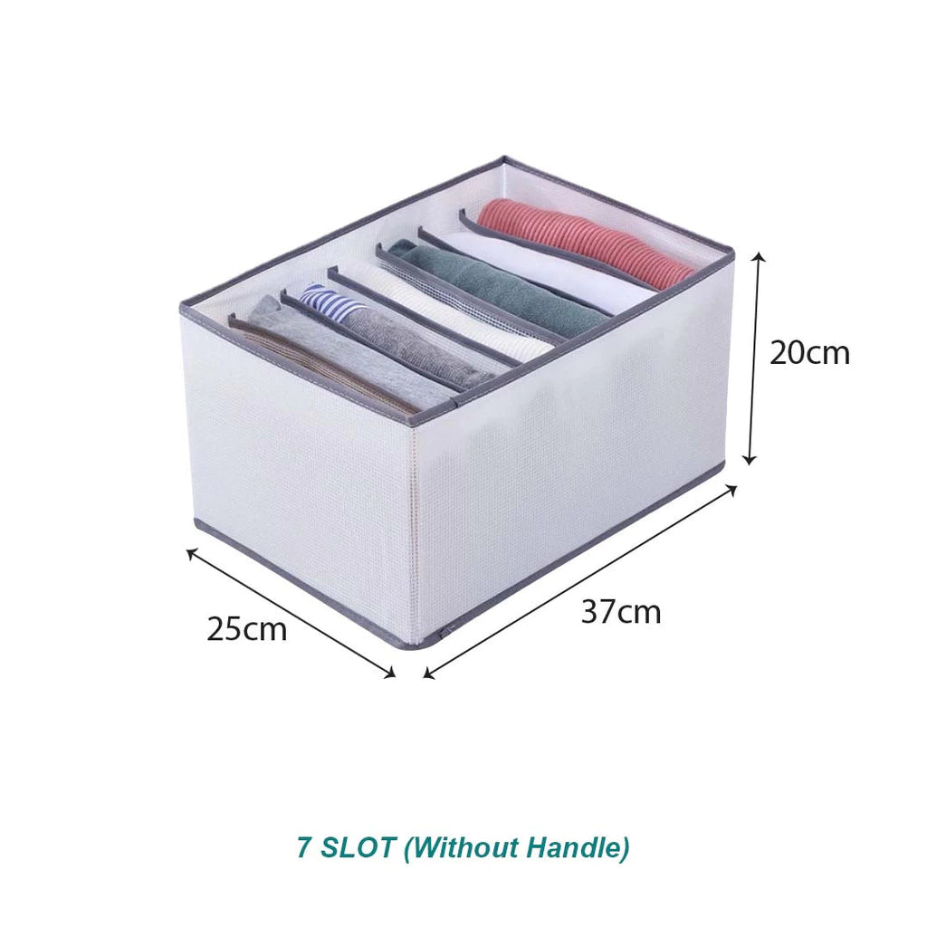 Wardrobe Storage Organizer with Slot without handle dimensions 25 x 37 x 20 cm for wholesale order