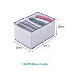 Wardrobe Storage Organizer with Slot without handle dimensions 25 x 37 x 20 cm for wholesale order