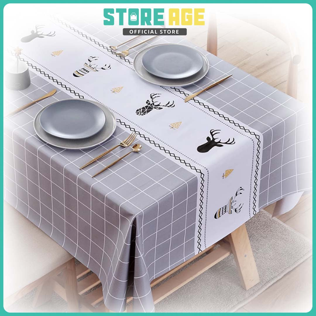 Waterproof & Oil-Proof PVC Dining Table Cloth for clear gift bag wholesale - wholesale Malaysia
