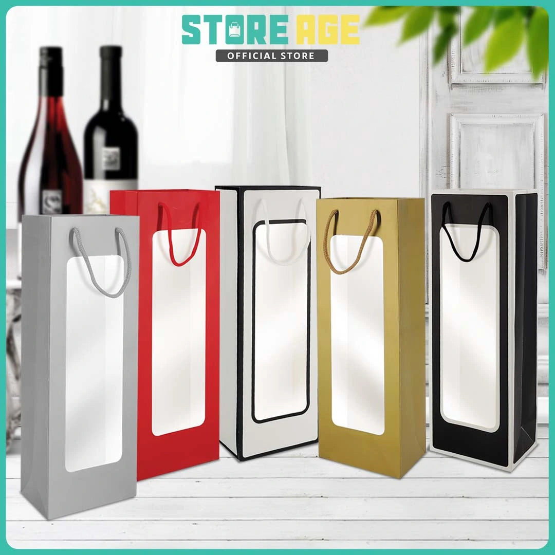 Wine Bottle Bag for wholesale wine gift bag - paper bag wholesale Malaysia